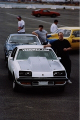 Bill Lynch's white Monza, photo by Randy Wentz