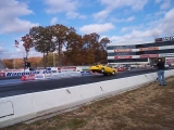 Yellow Monza wheelstand, photo by Ken Sensi