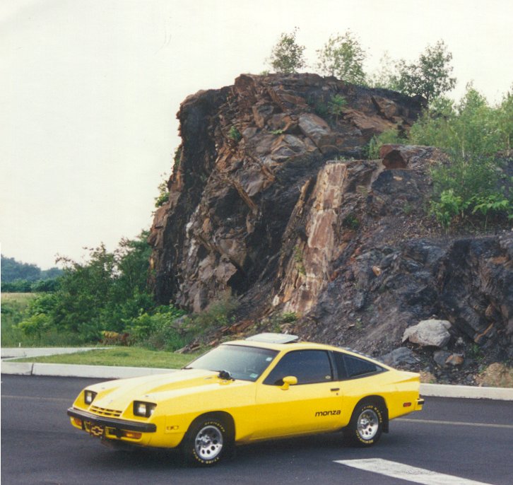 Lenny Dower's yellow Monza!